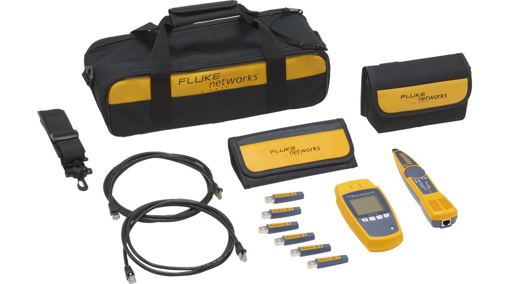 Kit professionale di verifica dei cavi Ethernet PoE, MicroScanner, 10Gbps, RJ11 / RJ45