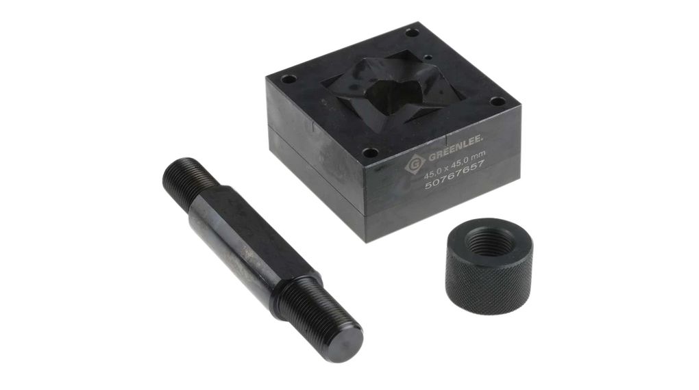 Punch and Die Tool, 45x45mm, Square, Hydraulic Operation
