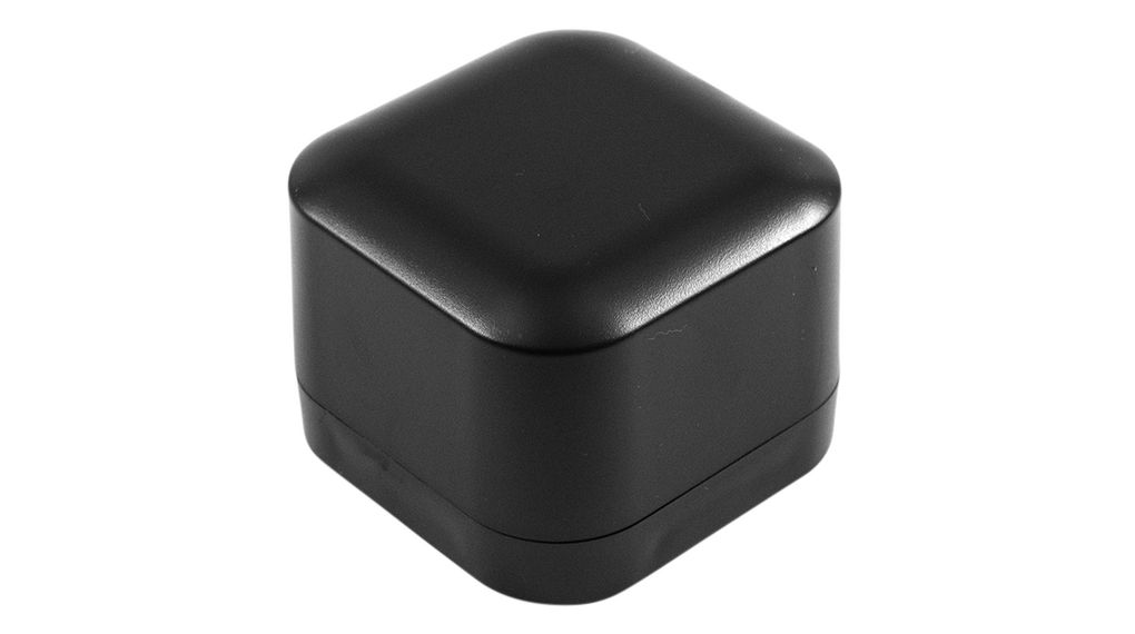 Watertight Wallmount Plastic Enclosure 1557 80x80x60mm Black Polycarbonate IP68