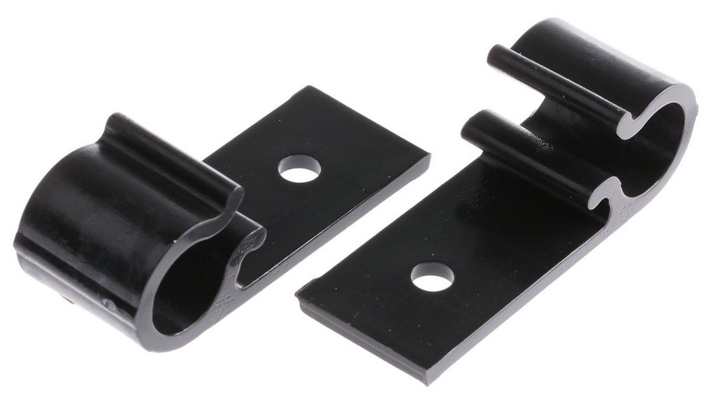 Kabelclip 10mm Schroef Polyoxymethyleen (POM), 100 ST