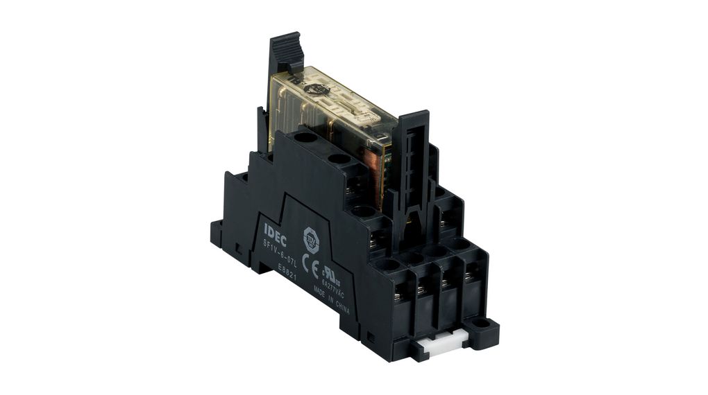 Relaissokkels, RF1-serie, 6A, 250V, Schroefaansluiting