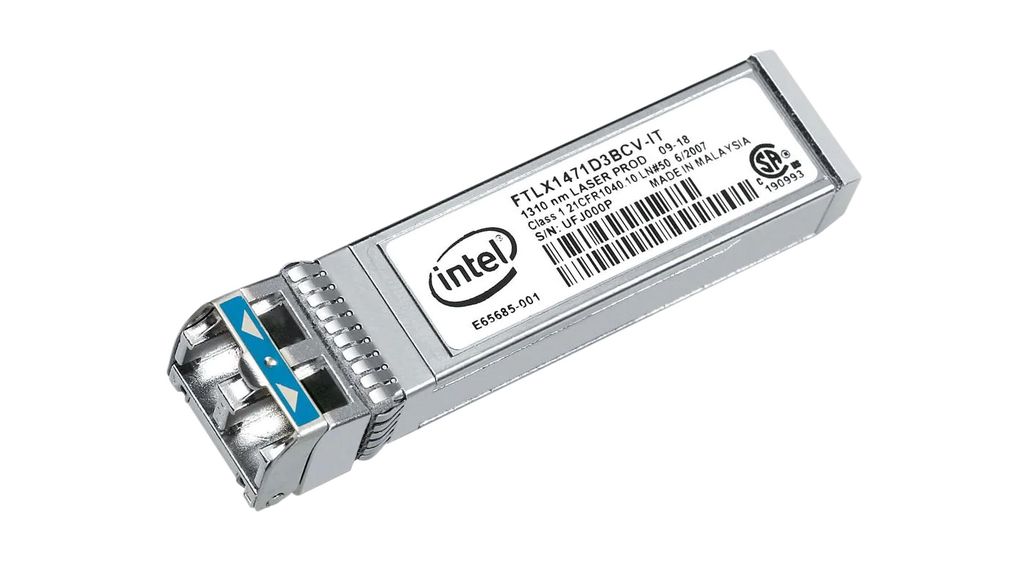 E10GSFPLR | Intel Fibre Optic Transceiver, 10Gbps, SMF, SFP+, 10km ...