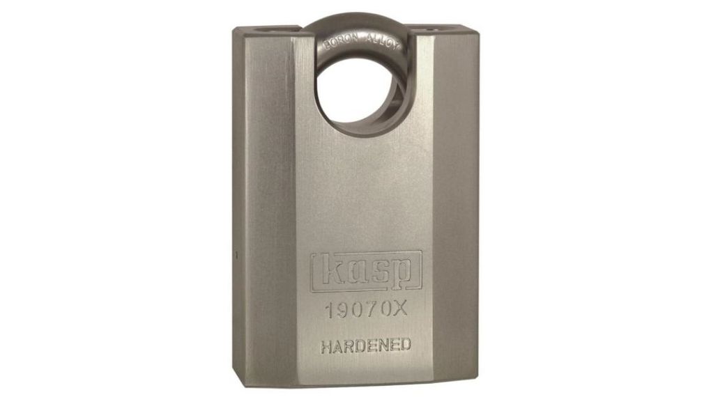 High Security Padlock with Enclosed Shackle, Steel, 70mm