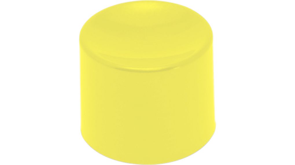 Cap Round 10mm Yellow ABS Miniature Pushbutton Switches