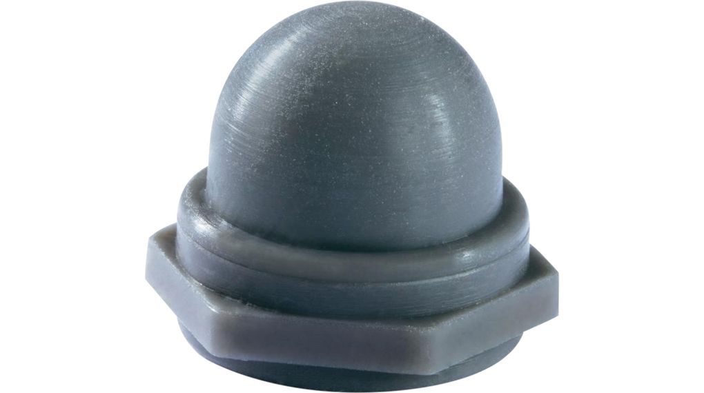 Sealing Cap, Silicone Rubber, Grey, Miniature Pushbutton Switches