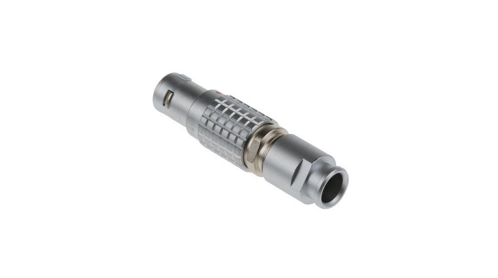 Circular Connector, 8 Contacts, Cable Mount, Plug, Male, 1B Series