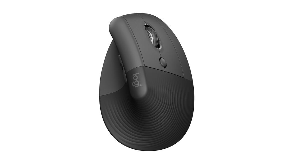 Vertical Wireless Mouse LIFT 4000dpi Optical Right-Handed Black