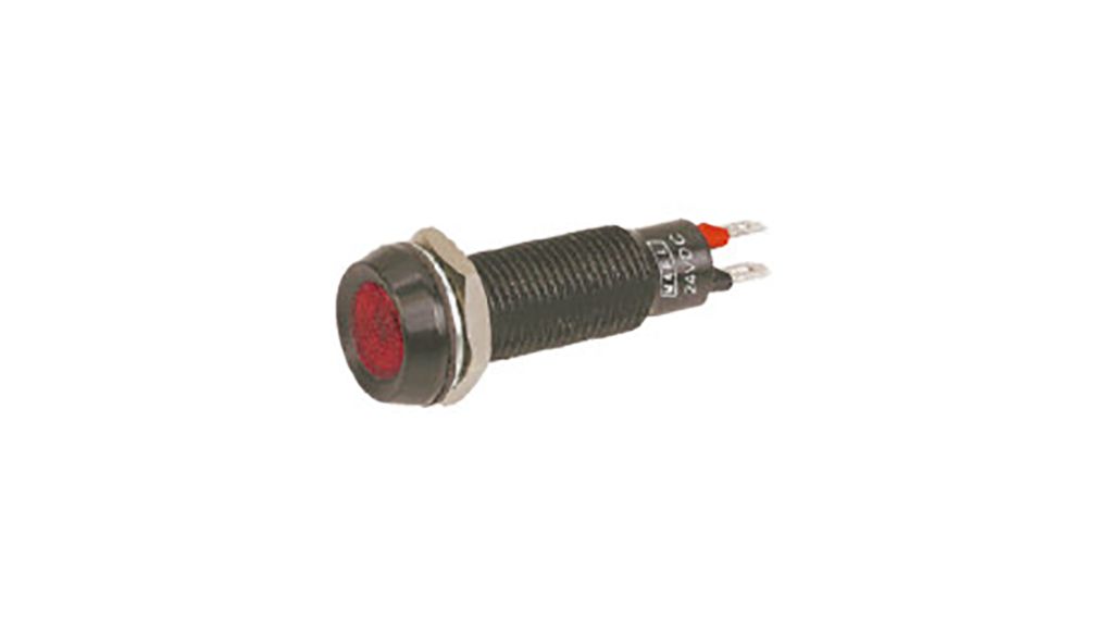 LED Indicator Red 8.1mm 28V 20mA