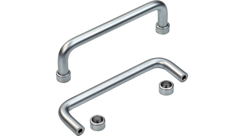 Handle, 100 x 10 x 41 mm, 1000 N 100mm Chrome-Plated Steel Silver