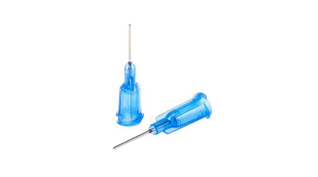 Blue Straight Dispensing Tip, 22 Gauge