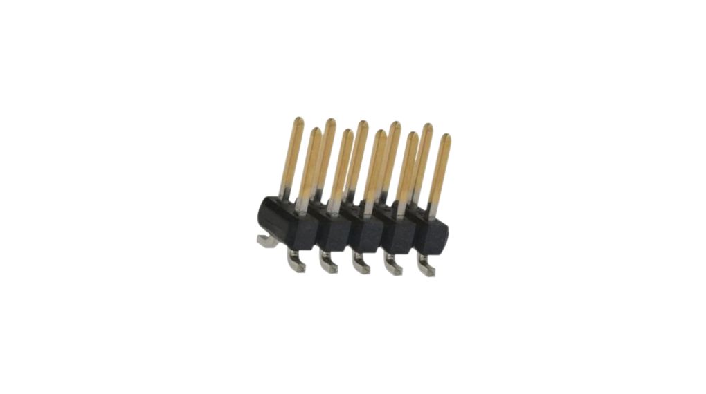 Stiftlist, Hane, 3A, 250V, Antal kontakter - 10, Paket med 5 delar
