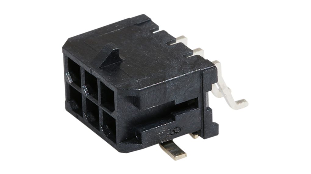 PCB Header, Plug, 8.5A, 600V, Contacts - 6