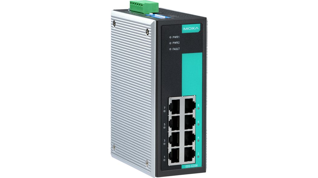 Ethernet-Switch, RJ45-Anschlüsse 8, 1Gbps, Unmanaged