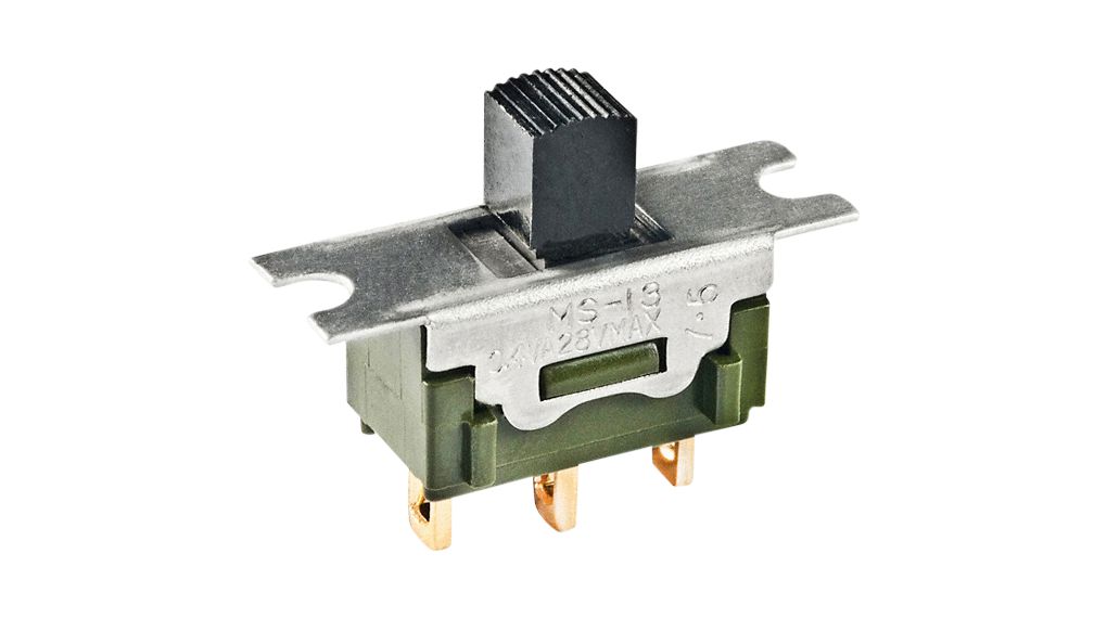 Slide Switch 1CO ON-OFF-ON 4.7mm Panel Mount