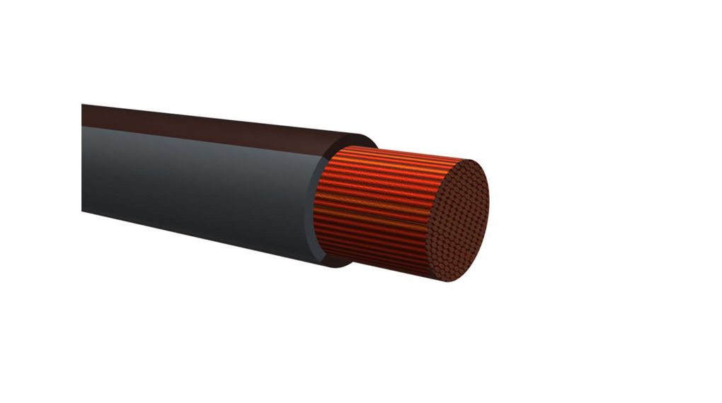 Kytkentälanka PVC 0.75mm² Paljas kupari Ruskea / harmaa R2G4 100m