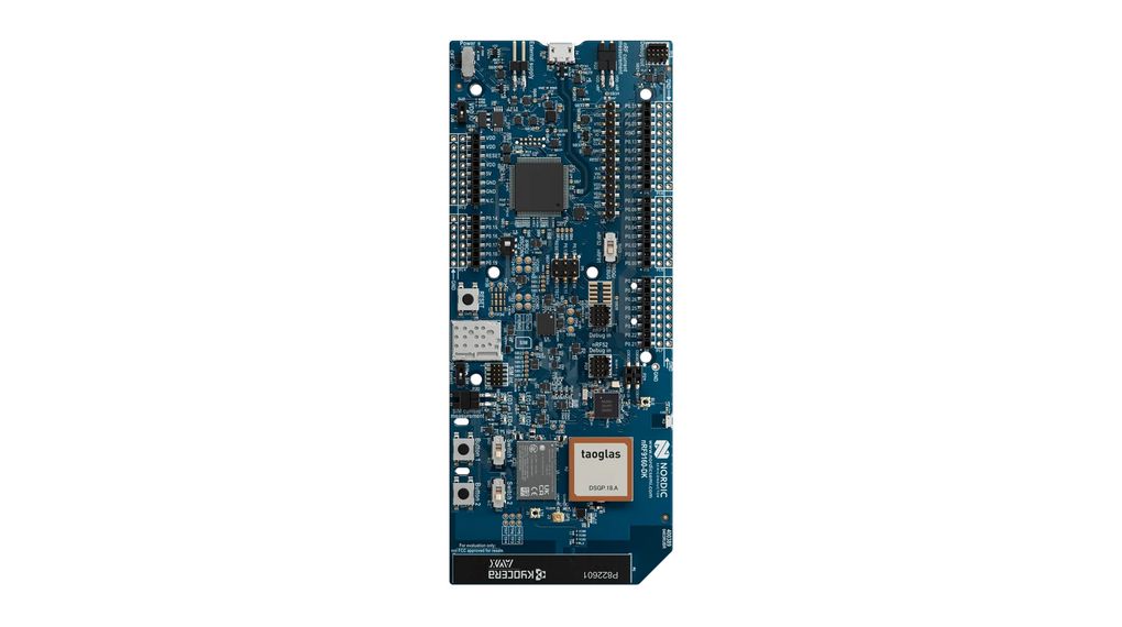Bluetooth LE, LTE-M, NB-IoT, kit di sviluppo GNSS per nRF9160