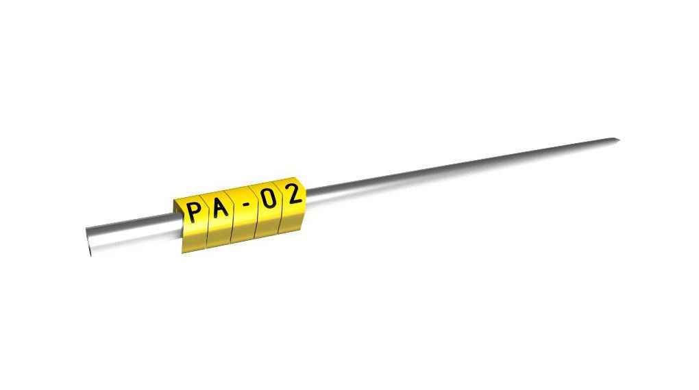 Outil d'insertion pour marqueurs de câble PA02, 3,1mm, Acier inoxydable, Argent