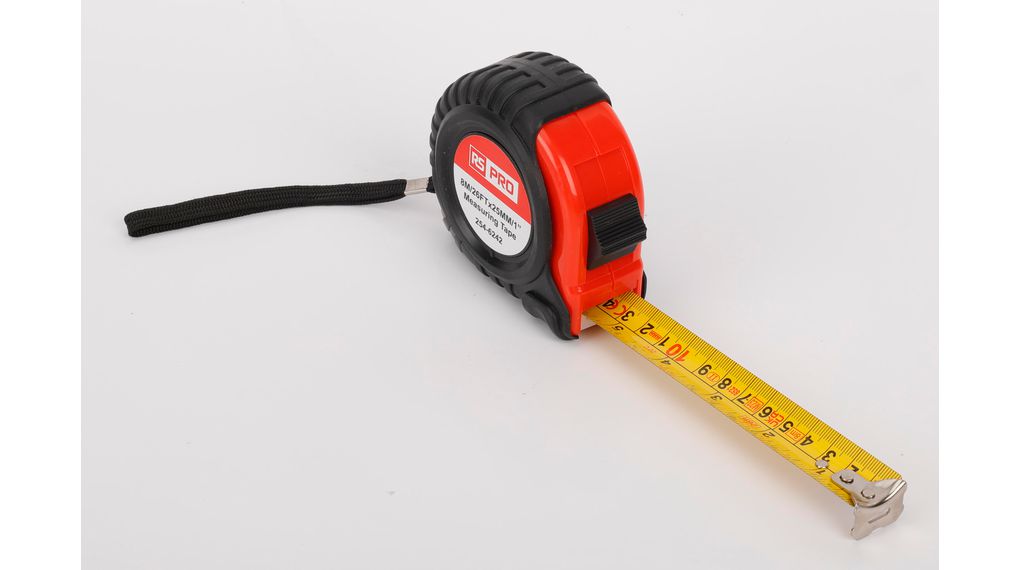8m Tape Measure, Metric & Imperial