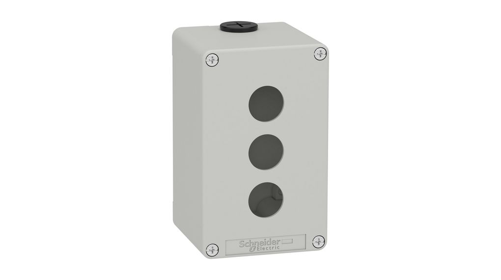 Schneider Electric Grey Metal General Purpose Enclosure, IP65, IP66, IP69, IK07, Grey Lid, 130 x 80 x 77mm
