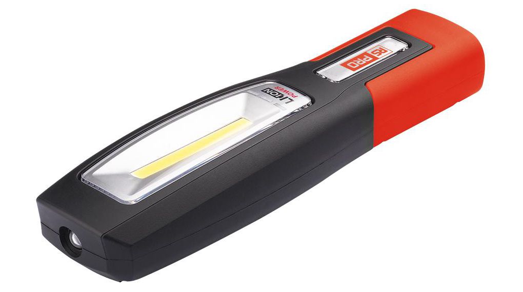 Rechargeable LED Work Light, 400 lumens, USB-C Plug, 5 V, IP54