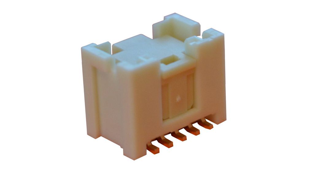 PUD Series Straight Surface PCB Header, 10 Contact(s), 2 mm Pitch, 2 Row(s), Shrouded, Pack of 2 pieces