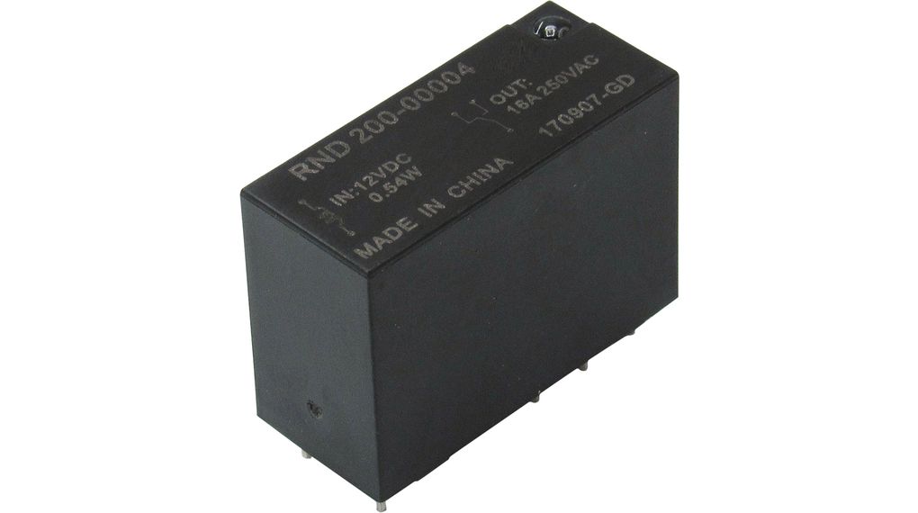 PCB Power Relay 1CO 16A DC 12V 270Ohm