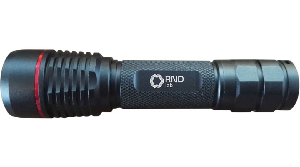 RND 510-00004, RND Lampe torche, LED, Rechargeables, 700lm, 200m, IPX7,  Noir