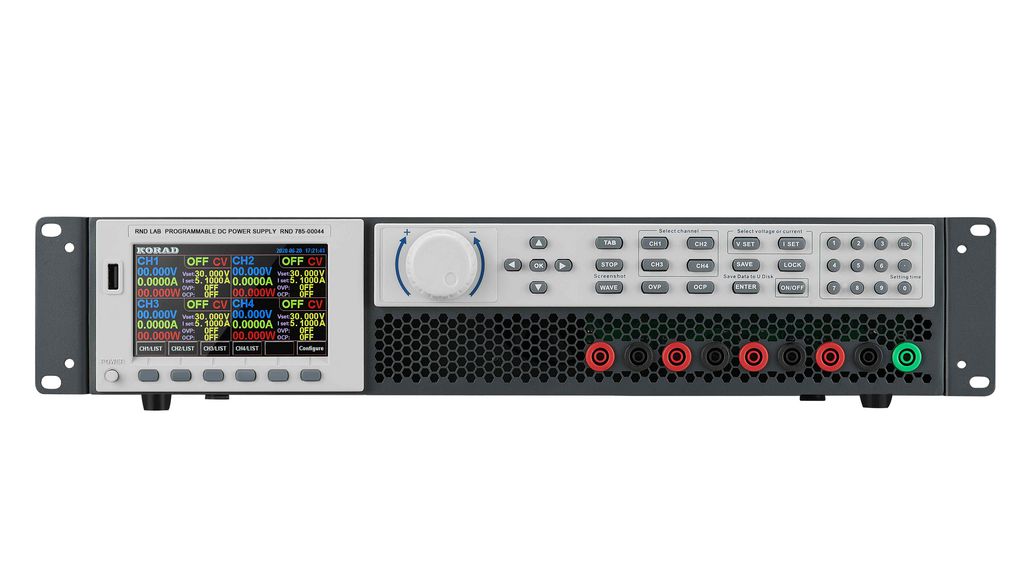 Bench Top Power Supply Programmable 60V 3A 720W USB / RS232 / GPIB / Ethernet