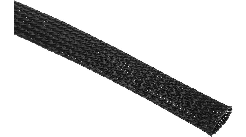 Kabelová objímka 10 ... 25mm PET 5m Černá