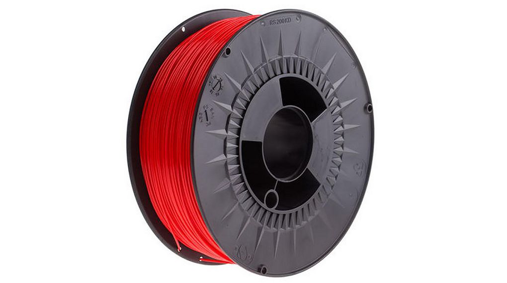 3D Printer Filament, PLA, 2.85mm, Red, 2.3kg