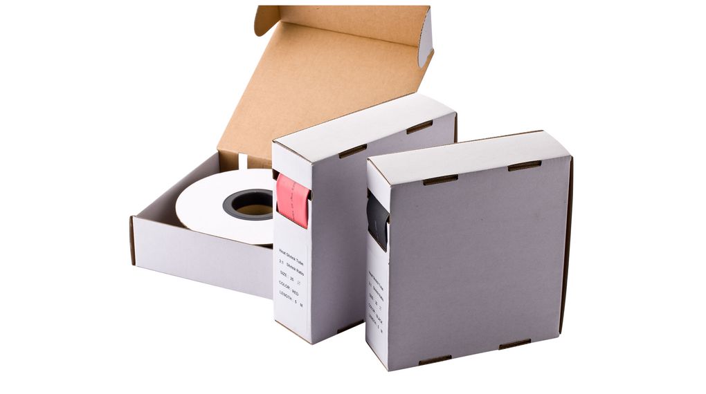 Krimpkousen 2:1, 6 ... 12mm, Zwart, Polyolefine, 5m