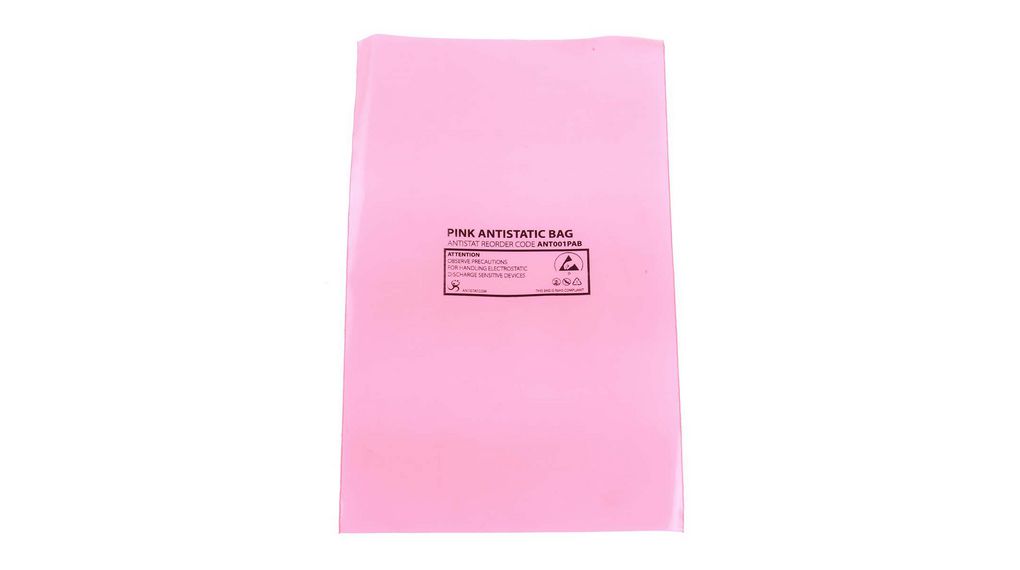 Antistatischer Beutel, 75mm x 128mm, Polyethylen niedriger Dichte (LDPE), Packung à 100 Stück