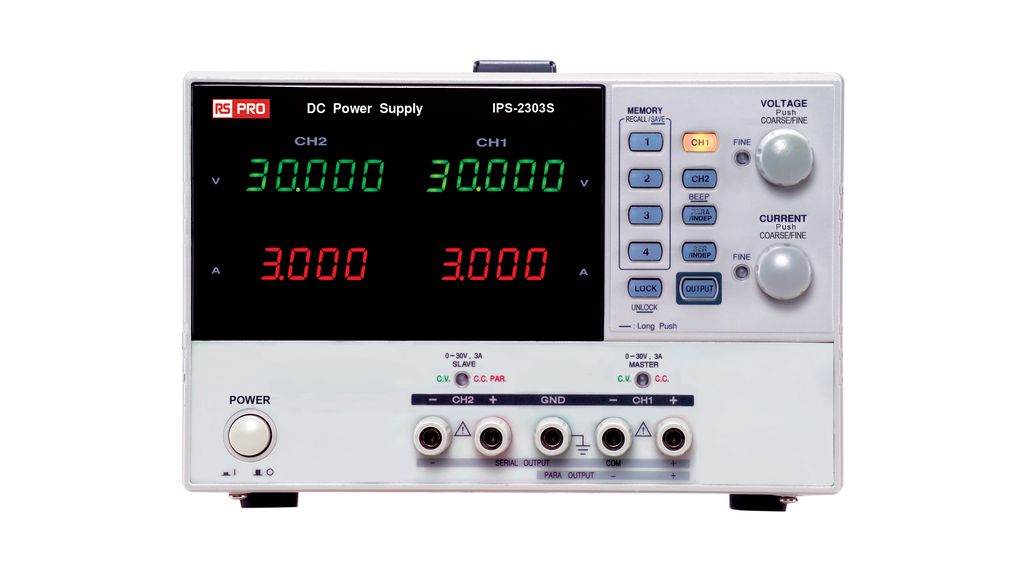 Linjärt DC-nätaggregat Programmerbar 30V 3A 180W USB