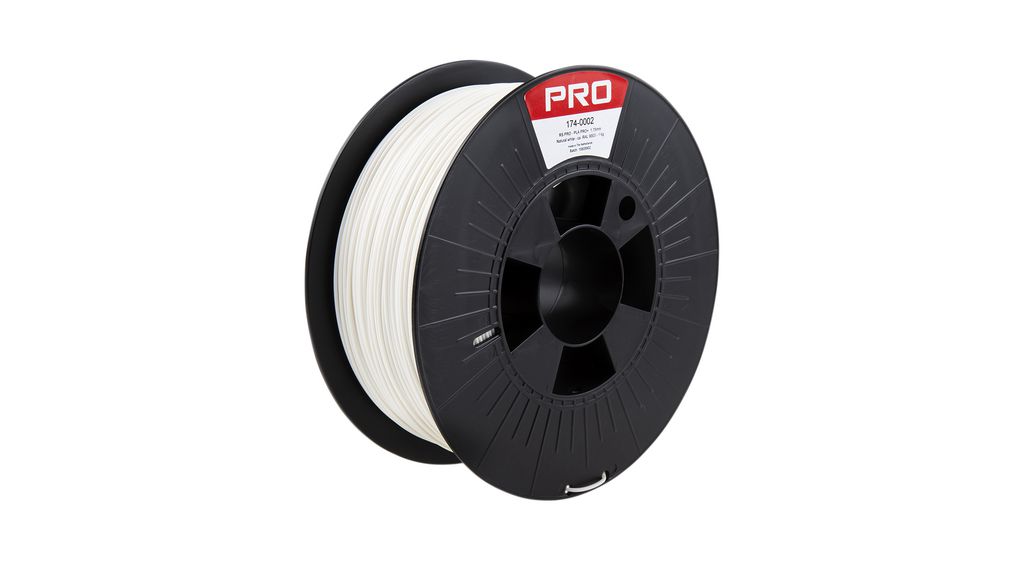 3D Printer Filament, PLA-X3, 1.75mm, White, 1kg