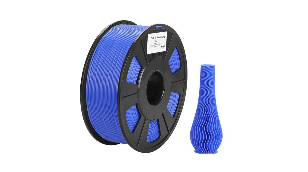 3D Printer Filament, HS-PLA, 1.75mm, Blue, 1kg