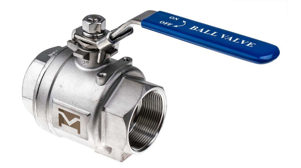 Manual Ball Valve Stainless Steel 2/2 68bar G2" Handle