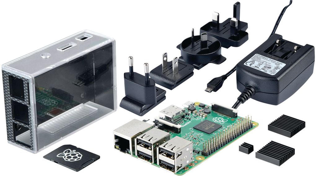Raspberry Pi 3 modell B, 1 200 MHz, ARM Cortex-A53, quad-core