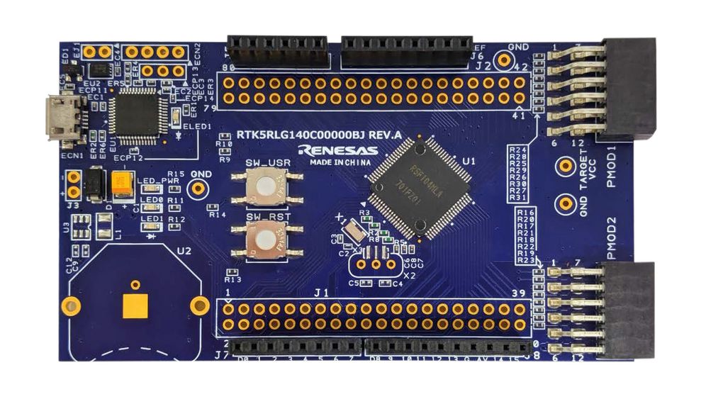 Prototypová deska pro mikrokontrolér RL78/G14