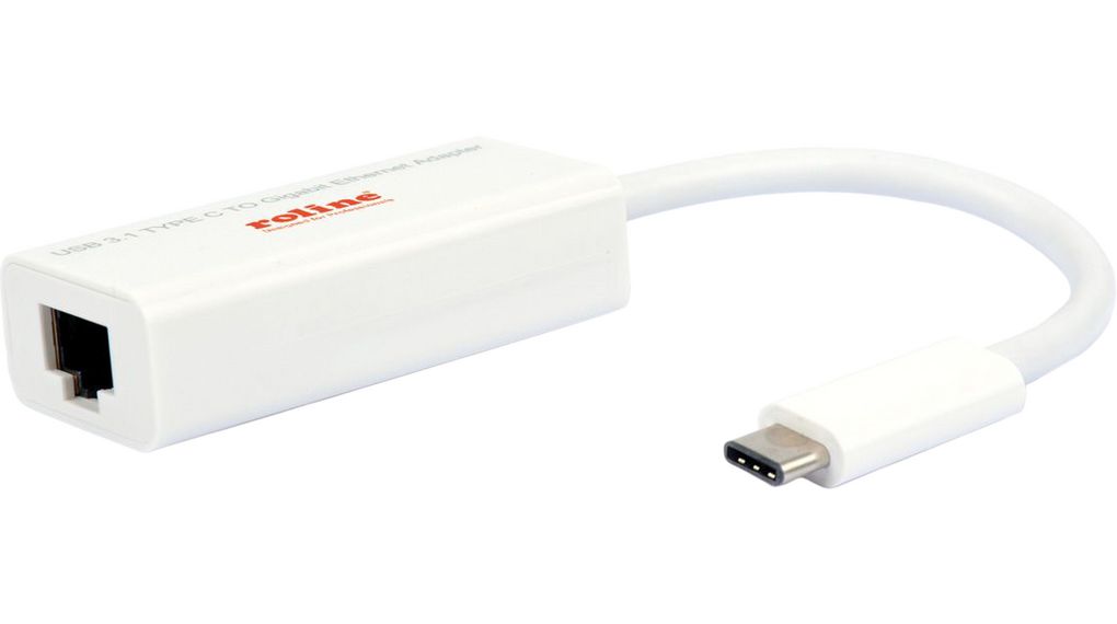 Ethernetadapter, 1Gbps, USB-C-stekker - RJ45-aansluiting