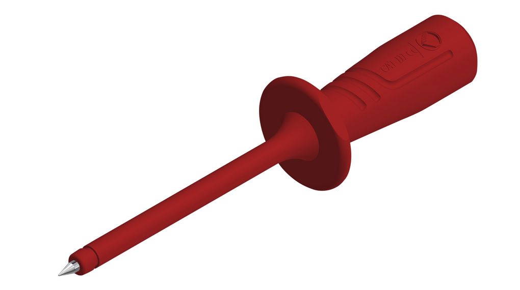 Test probe, 94mm, Needle, Red 4mm Red