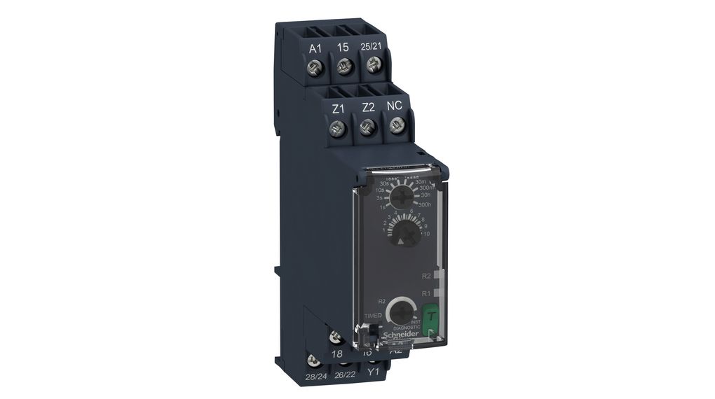 Time Lag Relay Zelio Time 300h 250V 8A 2CO Number of Functions 2