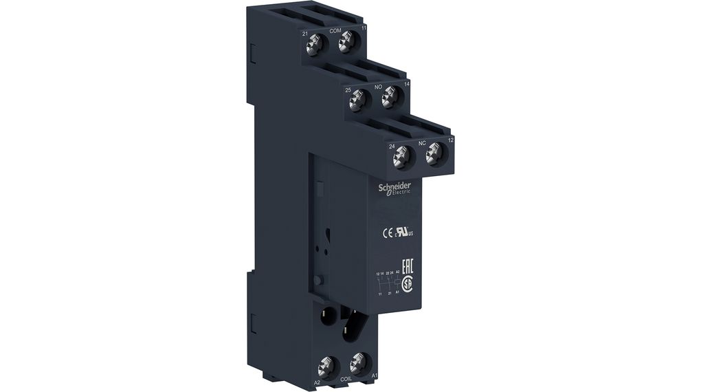Interface Relay with Socket RSB, 2CO, AC, 230V, 8A, Screw Terminal