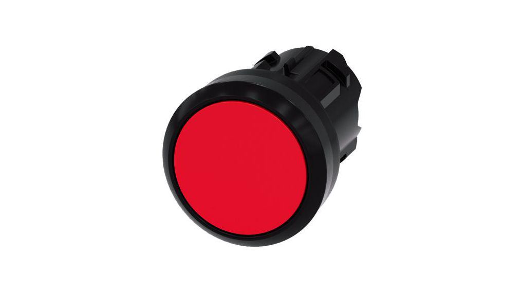Drucktaster SIRIUS ACT, rot, tastend, 22 mm Bohrung, IP66, IP67, IP69K