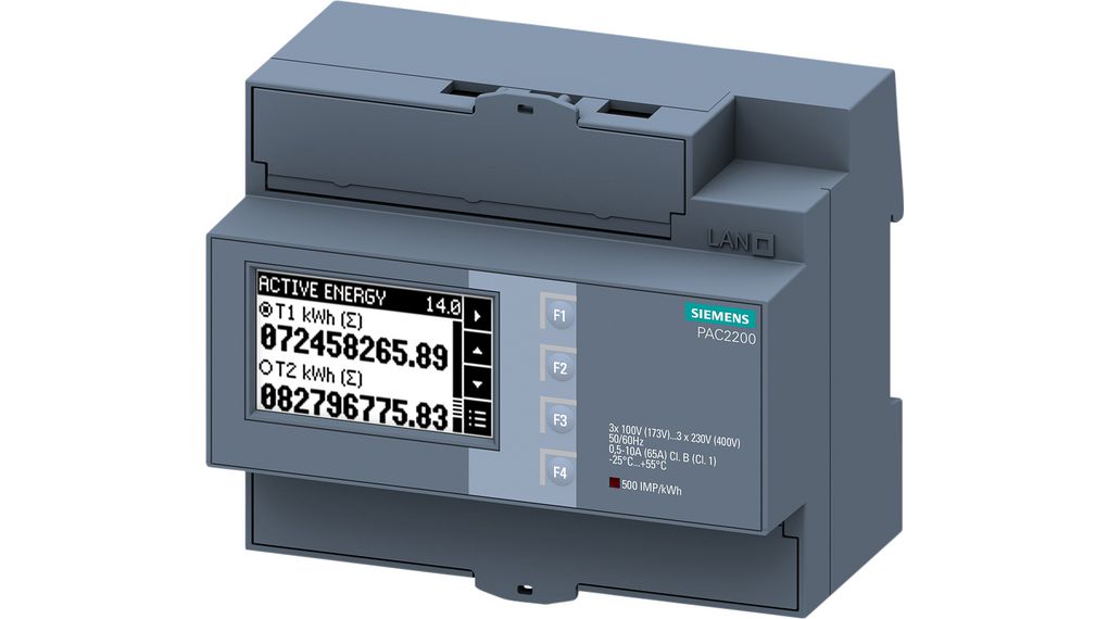 Energy Meter 400 V 65 A IP20