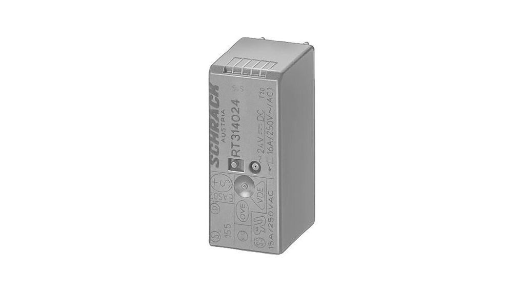 LZX:RT314024 | Siemens Power Relay, 24V dc Coil, 16A Switching Current ...