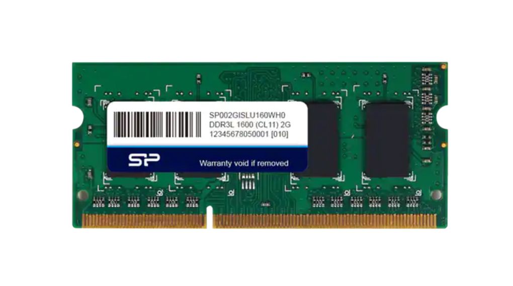 RAM DDR3L 1x 2GB SODIMM 1600MHz