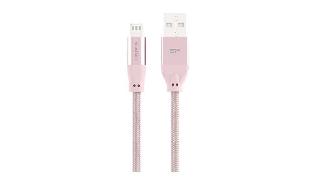 Cable USB-A Plug - Apple Lightning 1m USB 2.0 Pink