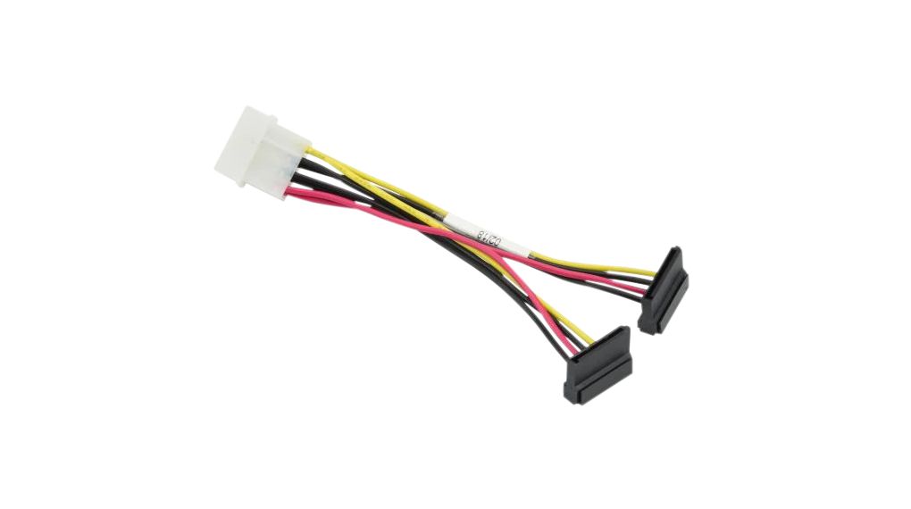 CBL-0082L | SuperMicro Internal Power Cable Molex 4-Pin - SATA 15-Pin ...
