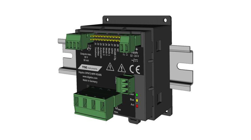 DIN-Rail Meter without Display, 0 ... 20 mA