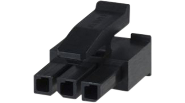 Straight Crimp housing, 3 mm, 3 Pole